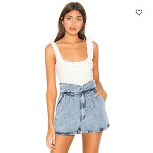 Privacy Please Sheila Bodysuit in White